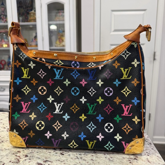Louis Vuitton Murakami Boulogne Multicolor Monogram Shoulder Bag - Picture 4 of 14